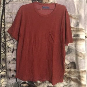 Magasin Womens medium Maroon/red Formal Tee NWOT